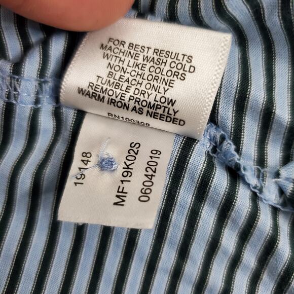 Peter Millar Crown easy bolder stripe Comfort Golf Polo Men's XL Blue Striped - Picture 7 of 8